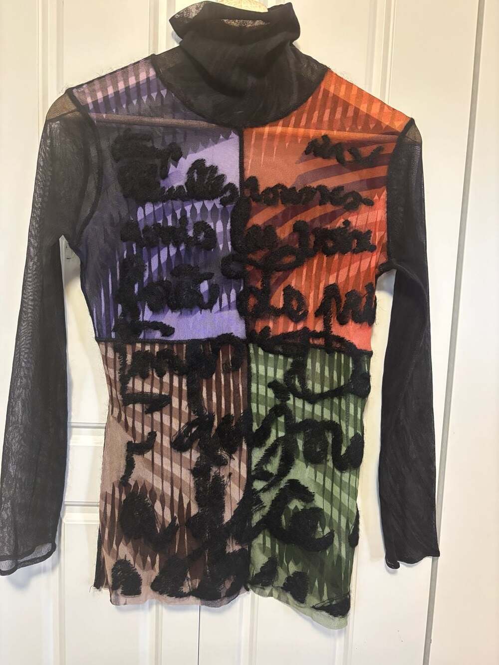 Vintage Jean Paul Gaultier Maille Femme FW 2001 Marlene Dietrich Face